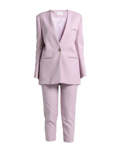 Shop Vicolo Woman Suit Mauve Size S Polyester, Viscose, Elastane In Purple