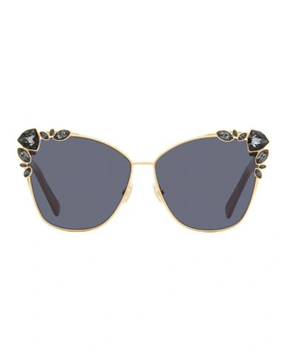 Shop Jimmy Choo 25th Anniversary Kyla Sunglasses Woman Sunglasses Gold Size 61 Stainless Steel
