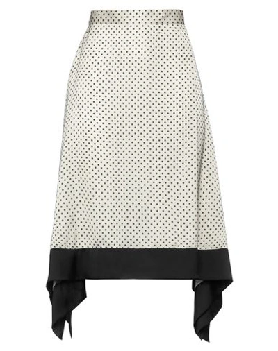 5rue Woman Midi Skirt Pastel Yellow Size S Polyester, Elastane In Yellow
