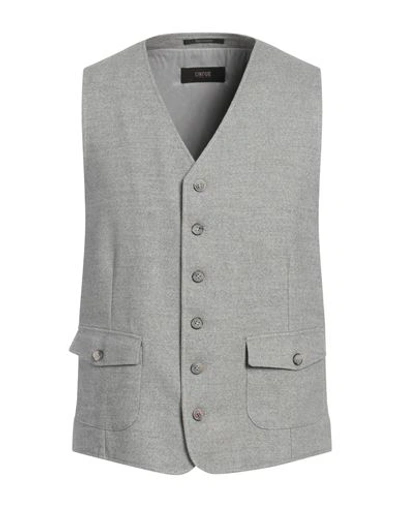 Shop Cinque Man Tailored Vest Light Grey Size 38 Cotton, Polyester, Viscose, Elastane