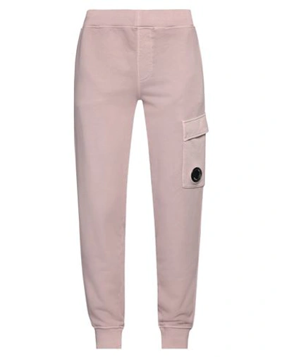 Shop C.p. Company C. P. Company Man Pants Pastel Pink Size Xl Cotton