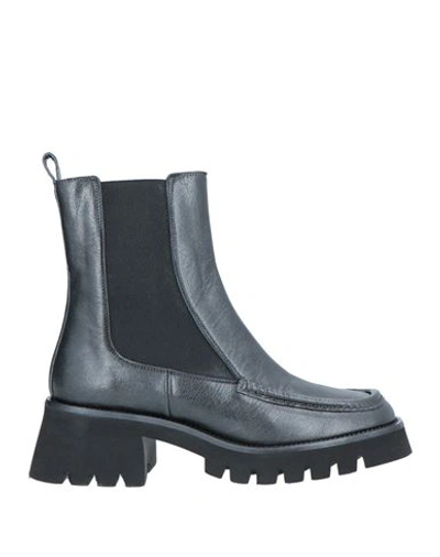 Shop Pons Quintana Woman Ankle Boots Black Size 8 Soft Leather