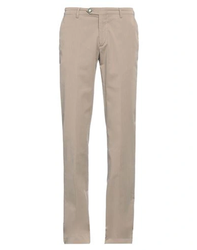 Shop Betwoin Man Pants Khaki Size 30 Cotton, Polyester, Elastane In Beige