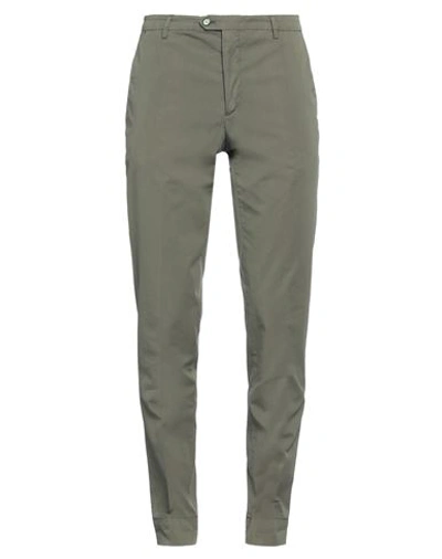 Shop Betwoin Man Pants Military Green Size 40 Cotton, Polyester, Elastane
