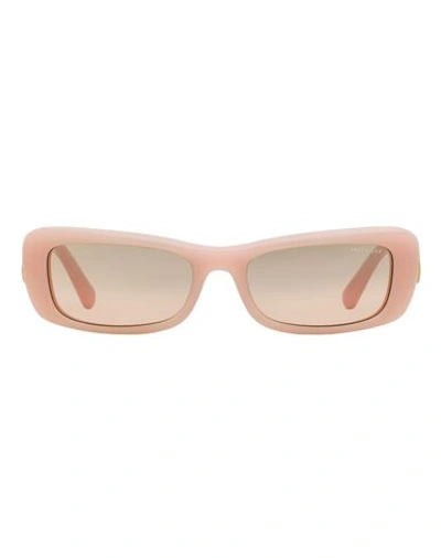Shop Moncler Minuit Ml0245 Sunglasses Woman Sunglasses Pink Size 55 Acetate