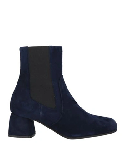 Shop Bruglia Woman Ankle Boots Blue Size 7 Soft Leather