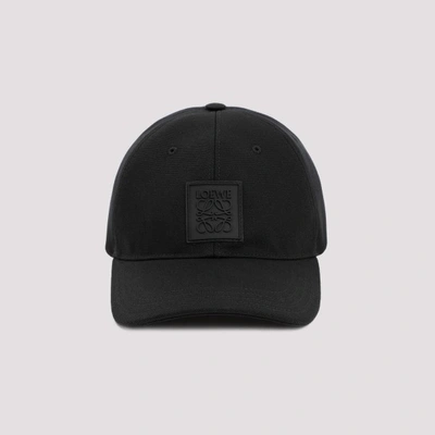 Shop Loewe Patch Cap In Black