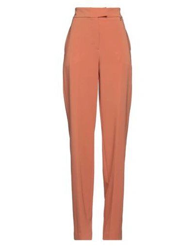 Alma Sanchez Woman Pants Mandarin Size 8 Polyester, Elastane In Mandarin