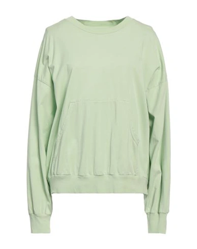 Shop American Vintage Woman Sweatshirt Light Green Size M Cotton