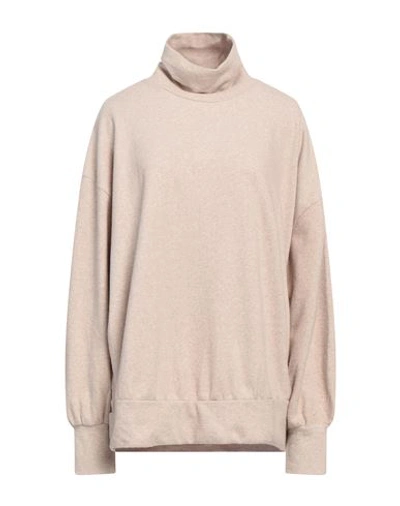 Shop American Vintage Woman Sweatshirt Beige Size M/l Cotton, Polyester