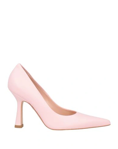 Shop Liu •jo Woman Pumps Light Pink Size 8 Soft Leather