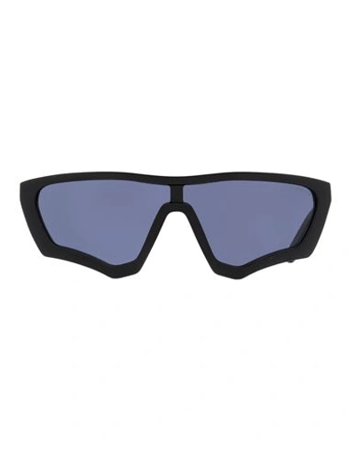 Shop Moncler Scalloped Ml0161p Sunglasses Man Sunglasses Black Size 99 Acetate