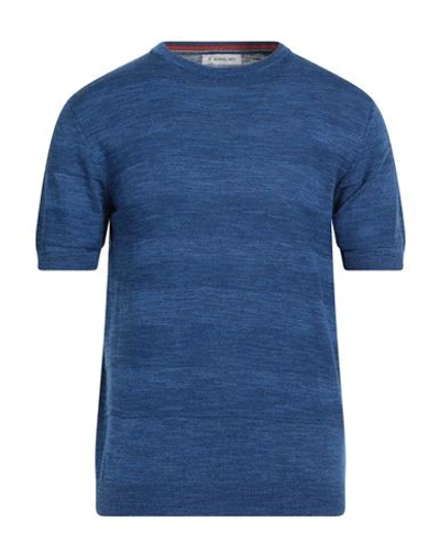 Shop Manuel Ritz Man Sweater Blue Size S Cotton, Acrylic