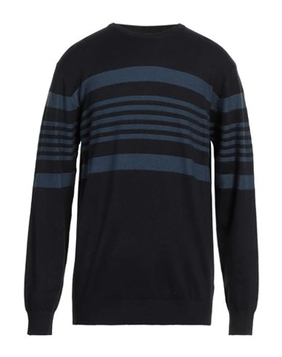 Shop Avignon Man Sweater Midnight Blue Size 3xl Wool, Viscose, Acrylic, Polyester, Nylon