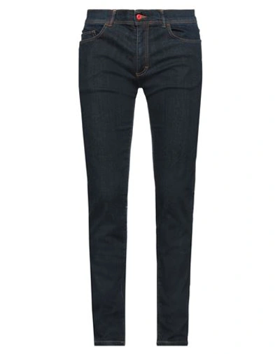 Shop Harmont & Blaine Man Jeans Blue Size 40 Cotton, Textile Fibers, Elastane