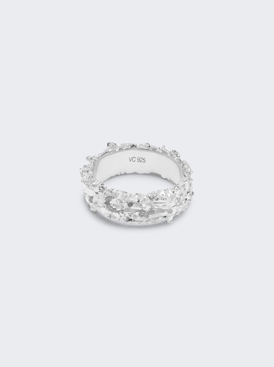 Shop Veneda Carter Band Ring In Silver