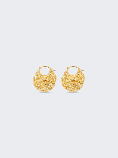 Shop Veneda Carter Small Hoop Earrings In Gold
