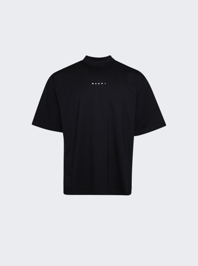 Shop Marni T-shirt In Blue Black