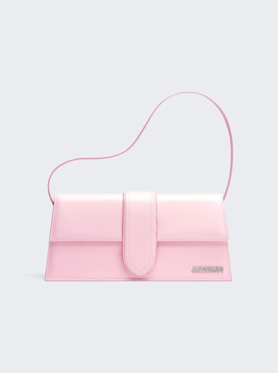 Shop Jacquemus Le Bambino Long Bag In Pale Pink