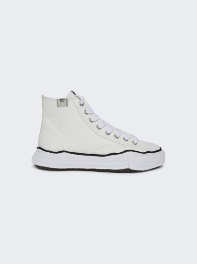 Shop Miharayasuhiro Peterson Original Canvas High-top Sneakers In White