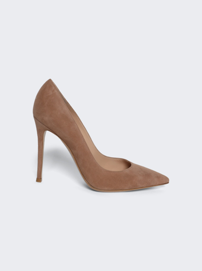 Shop Gianvito Rossi Gianvito 105 Camoscio High Heel Pumps In Praline