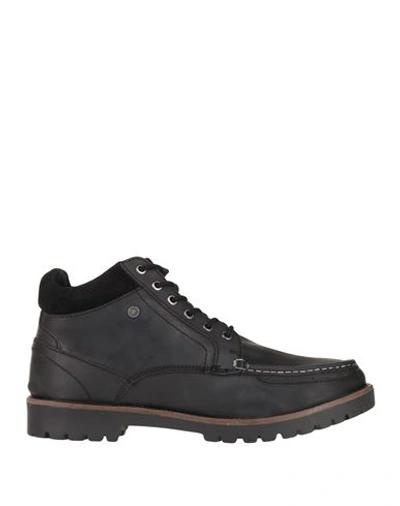 Shop Jack & Jones Man Ankle Boots Steel Grey Size 9 Leather