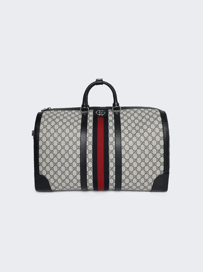 Shop Gucci Large Savoy Duffle Bag In Blue