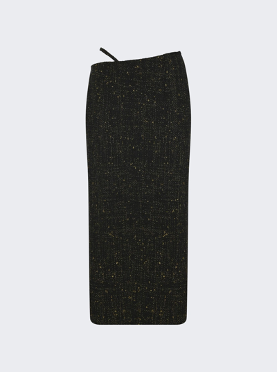 Shop Zeynep Arcay Tweed Midi Skirt