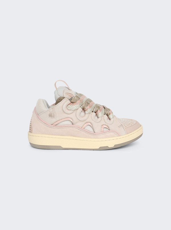 Lanvin Curb Sneaker White Beige