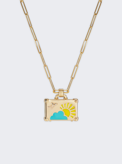Nevernot Weekend Trip 14k Yellow Gold Necklace In Gold