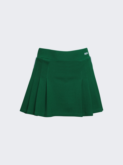 Shop Ayda X Lhd Pleated Active Skirt In Putting Green