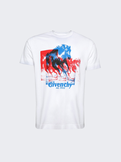 Shop Givenchy Classic Fit Tee In White