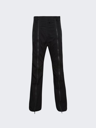 Shop 032c Split-s Zip Trousers In Black