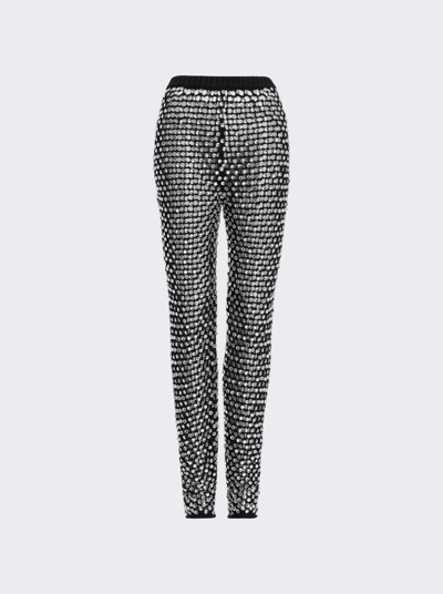 Shop Diotima Crystal Embellished Pants In Black