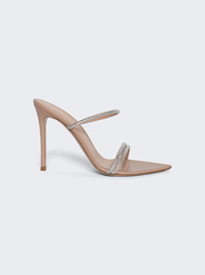 Shop Gianvito Rossi Cannes High Heel Sandal In Peach