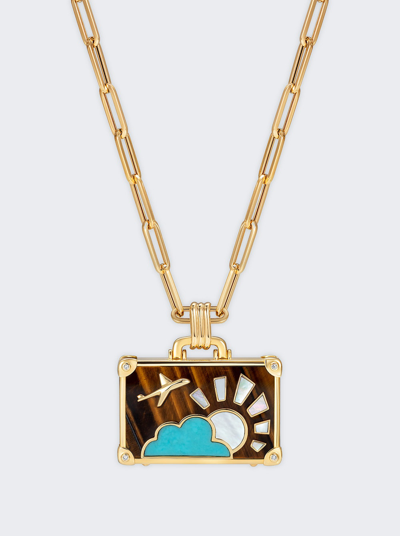 Nevernot Safari Heat Necklace In Gold