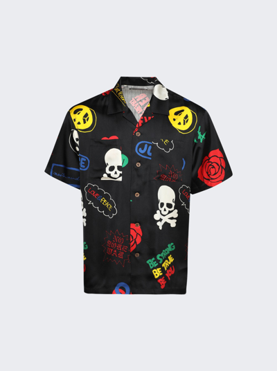 Shop Mastermind Japan Silk Shirt In Multicolor