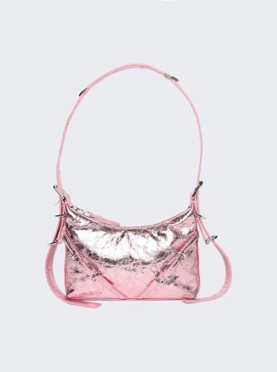 Shop Givenchy Mini Voyou Bag In Silk Pink