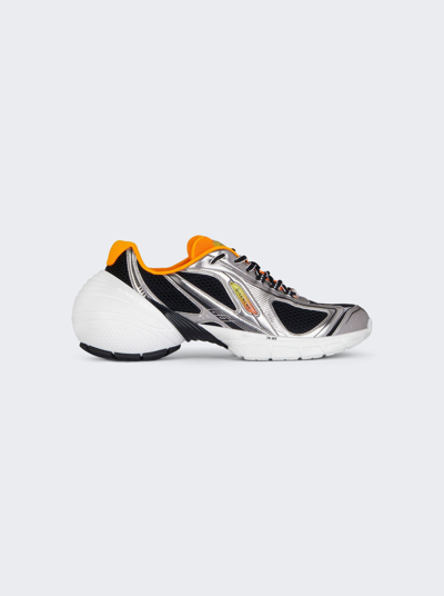 Shop Givenchy Tk-mx Runner In White, Black, Silver