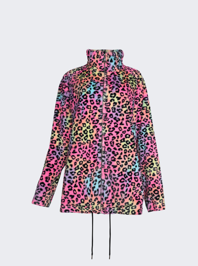 Shop Natasha Zinko Acid Leopard Jacket In Multicolor