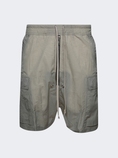 Shop Rick Owens Cargo Bela Shorts In Pearl