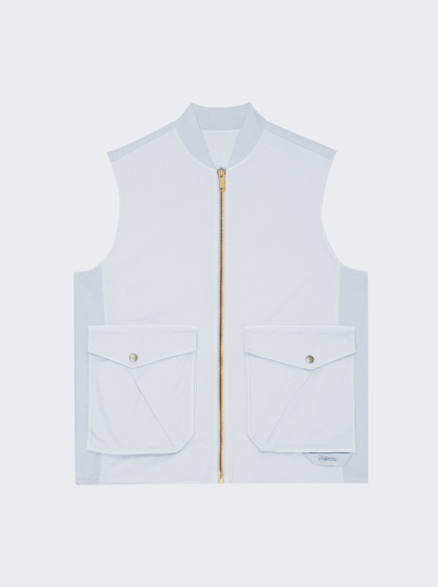 Shop Objects Iv Life Cargo Vest In Pale Grey