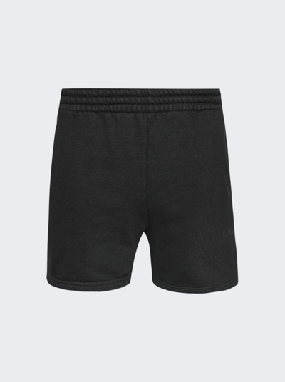 Shop Off-white Bookish Laundry Summer Sweat Shorts In Black