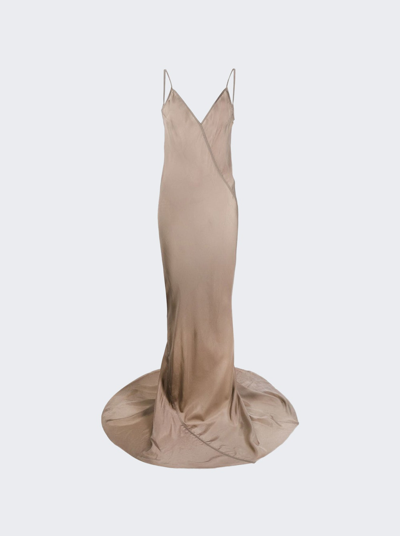 Shop Rick Owens Slip Gown In Dust