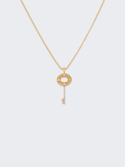 Shop Mysteryjoy Pouvoir Necklace In 18k Yellow Gold