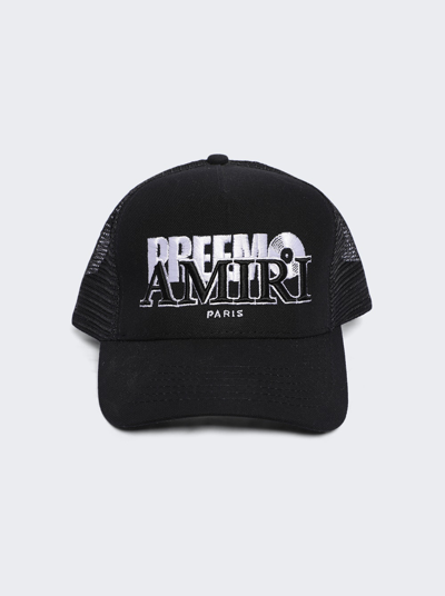 Shop Amiri Dj Premier Trucker Hat In Black