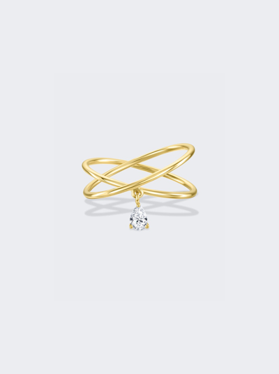 Shop Isa Grutman Double Band Diamond Ring In 14k Gold