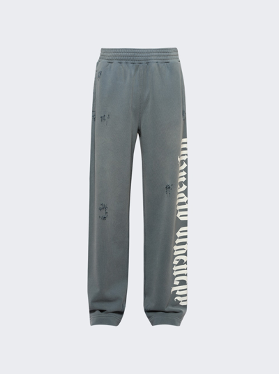 Shop Givenchy Classic Sweatpants With Holes In Military Blue