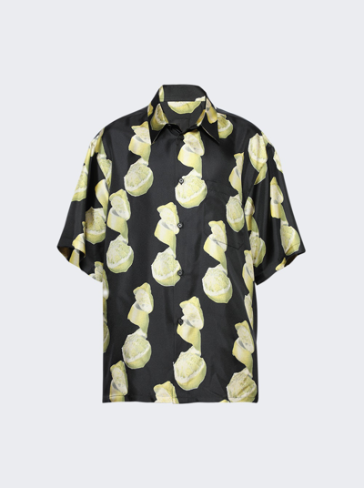Shop Givenchy Hawaii Shirt With Front Pocket