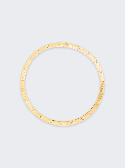 Ivi Women's Slot Chain Princess 18k-gold-plated Collar Necklace In Gold